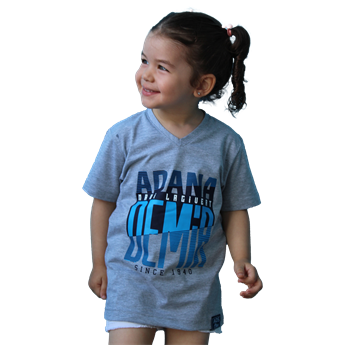 ADANA DEMİR ÇOCUK T-SHIRT GRİT-SHIRTAdana Demirspor Çocuk T-shirt